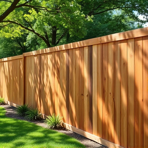 Beautiful wooden fence installation in Rockwood TN, highlighting craftsmanship amid a serene landscape.
