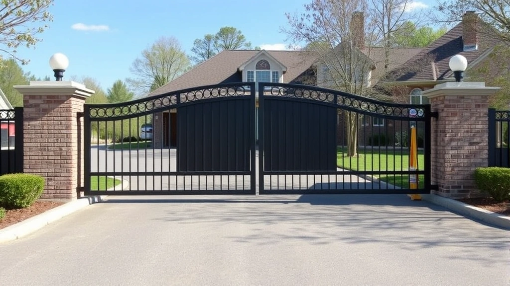 Double Drive Gate Installation projects in Knoxville TN showcasing craftsmanship and durability for residential properties