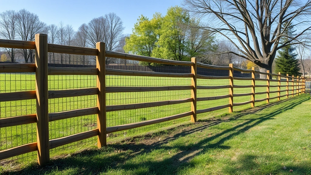 Fencing in Oak Ridge, TN with a focus on a well-maintained, vibrant green landscape.