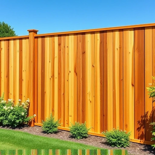Completed wood fence installation in Tellico Village TN showcasing sturdy panels, warm tones, and lush greenery.