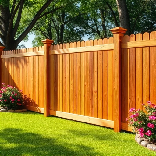 Completed wood fence installation in Farragut TN showcasing craftsmanship, natural wood, and a vibrant lawn.