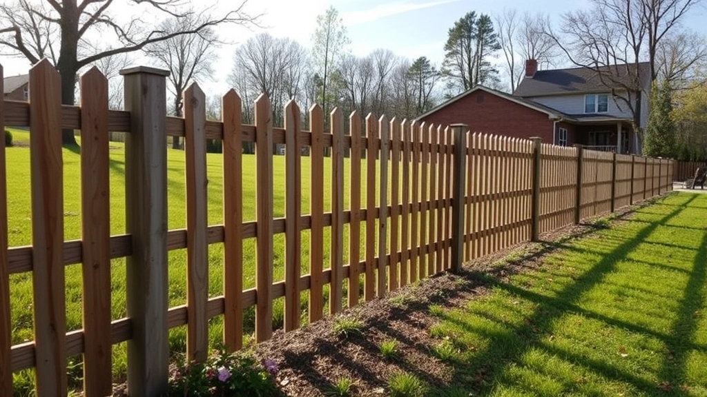 Fencing in Farragut, TN with a beautiful sunset in the background.