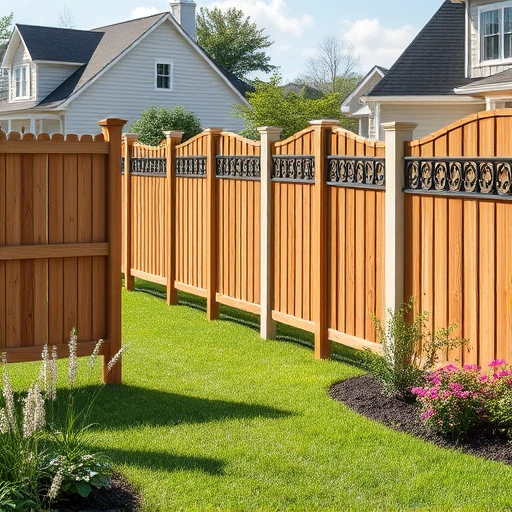 Completed fencing installation in Wartburg TN showcasing wooden, vinyl, and wrought iron styles in a serene neighborhood.