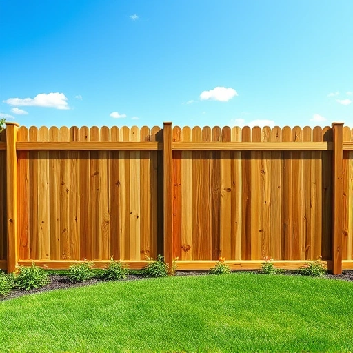 Shadowbox fence installation in Knoxville TN with elegant design and craftsmanship in a lush green backyard.