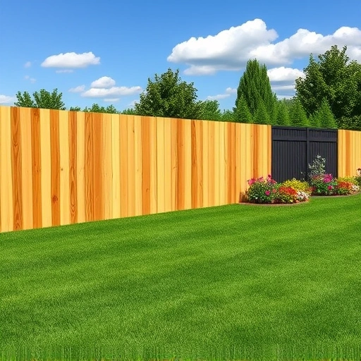 Perfectly completed fencing installation in Halls TN featuring wooden, vinyl, and wrought iron styles alongside a lush lawn.