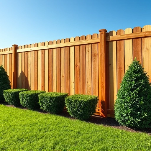 Completed wooden fence installation in Oliver Springs TN, showcasing craftsmanship, natural tones, and a serene setting.
