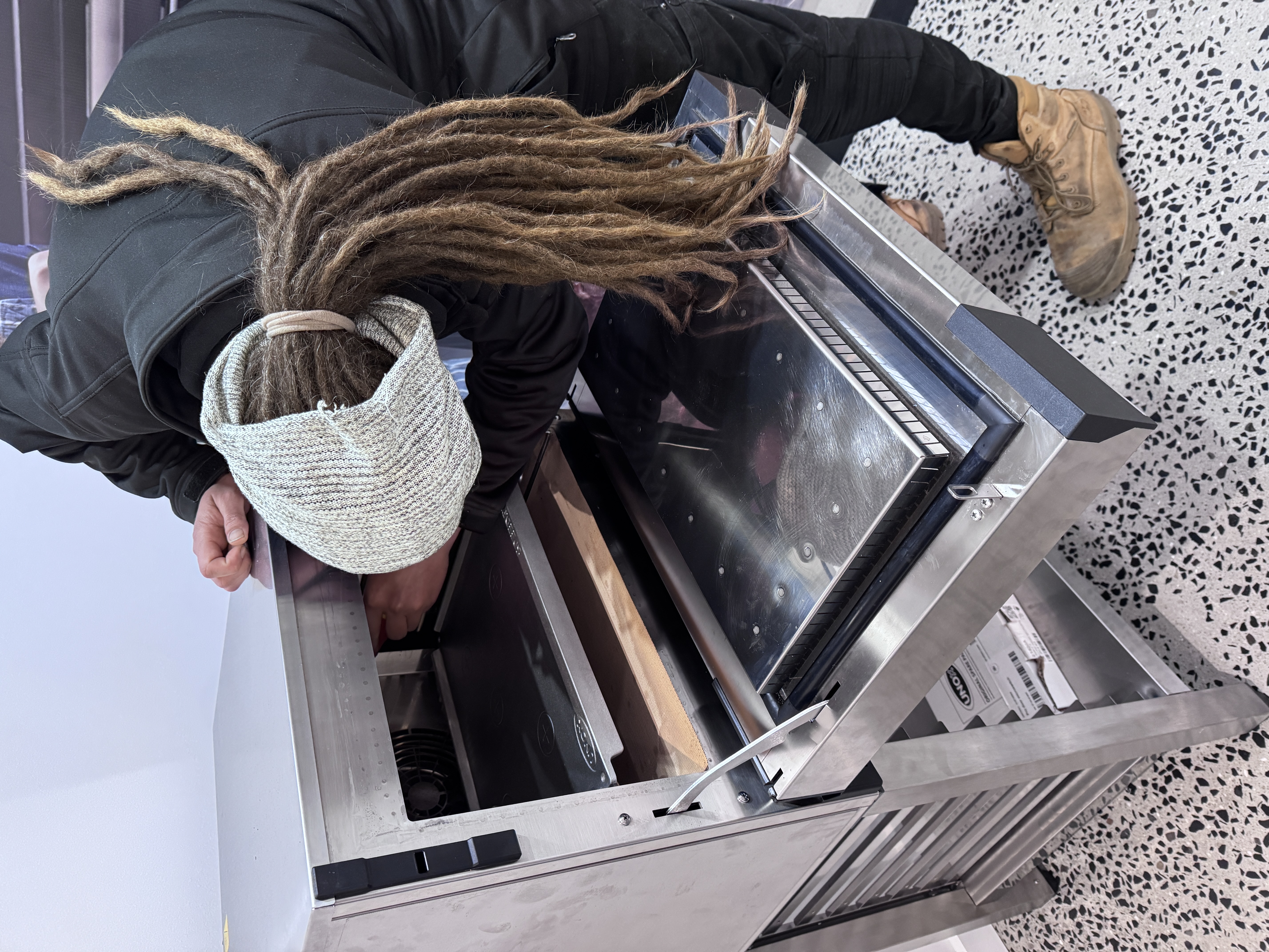 Hopwoods Repairs technician servicing commercial kitchen equipment
