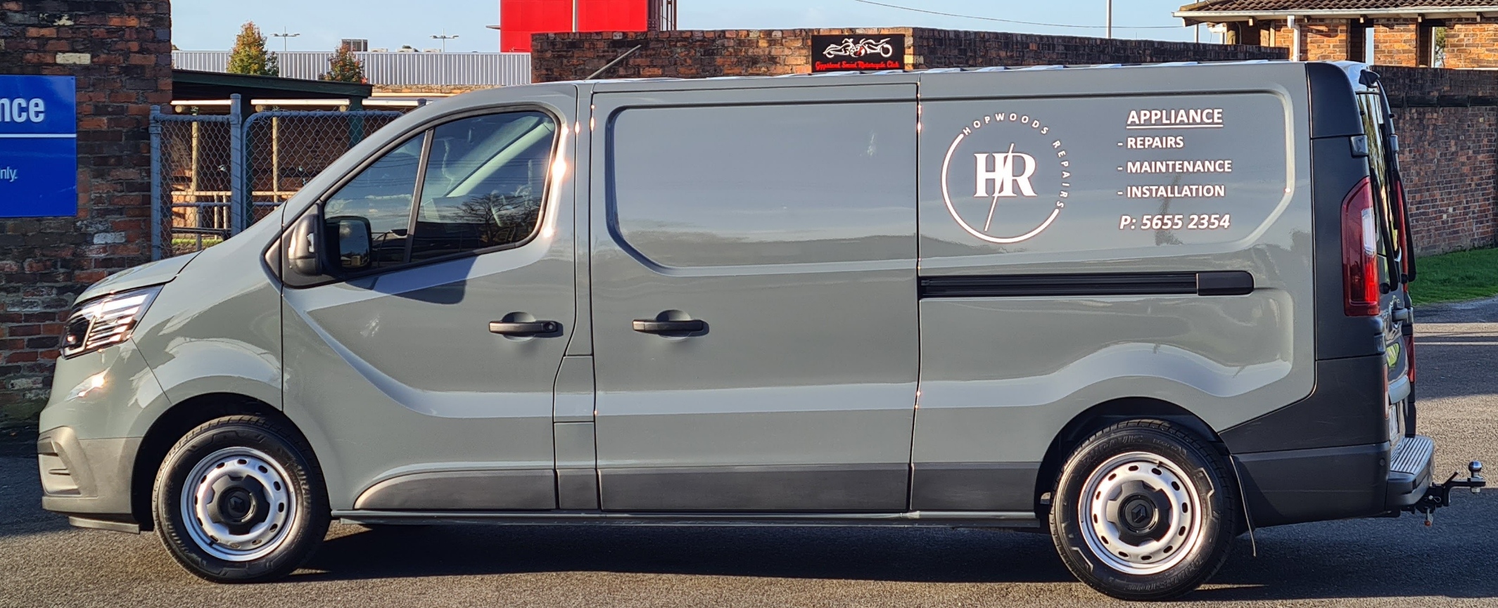 Hopwoods Repairs branded service van
