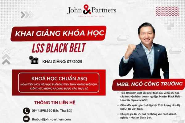 Khóa đào tạo Lean Six Sigma Black Belt tại John Partner