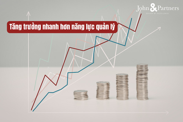 Tăng trưởng nhanh hơn năng lực quản lý Tăng trưởng nhanh hơn năng lực quản lý