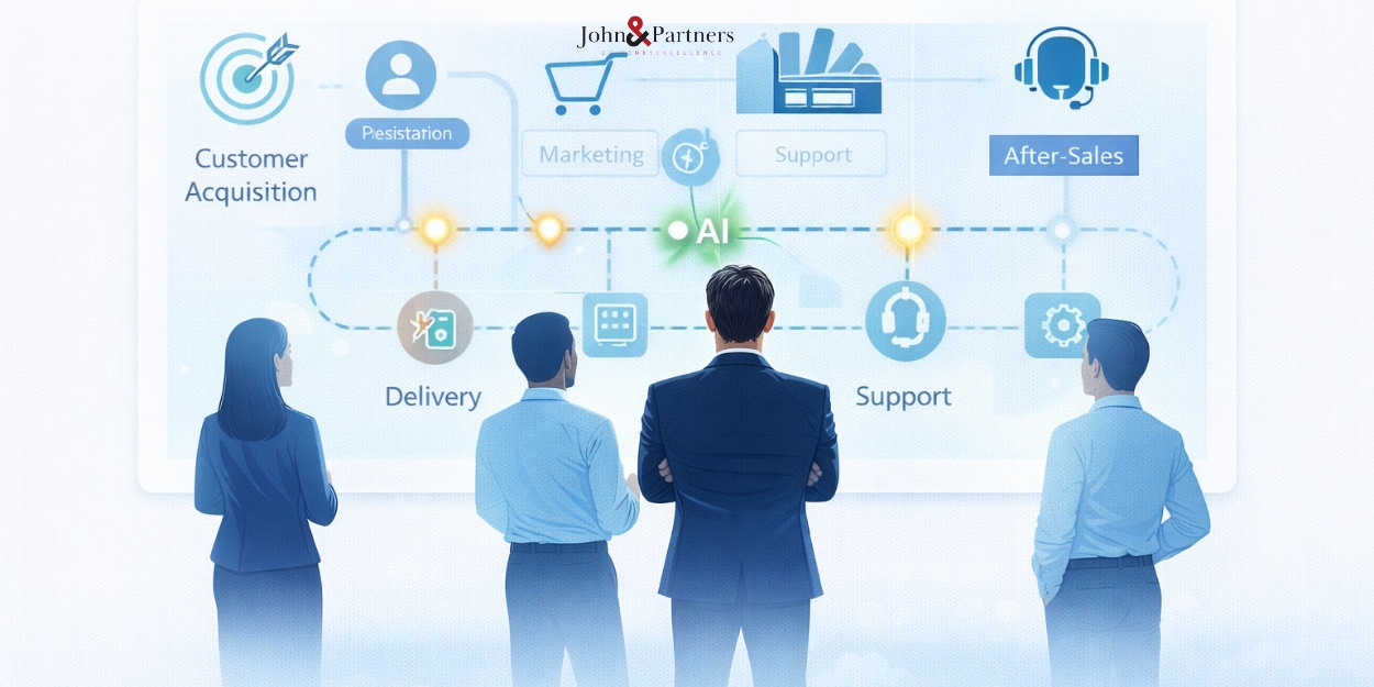 Lãnh đạo doanh nghiệp phân tích chuỗi giá trị để tìm điểm AI hóa trước khi mua công cụ