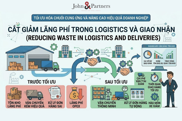 Cắt lãng phí trong logistics và giao nhận