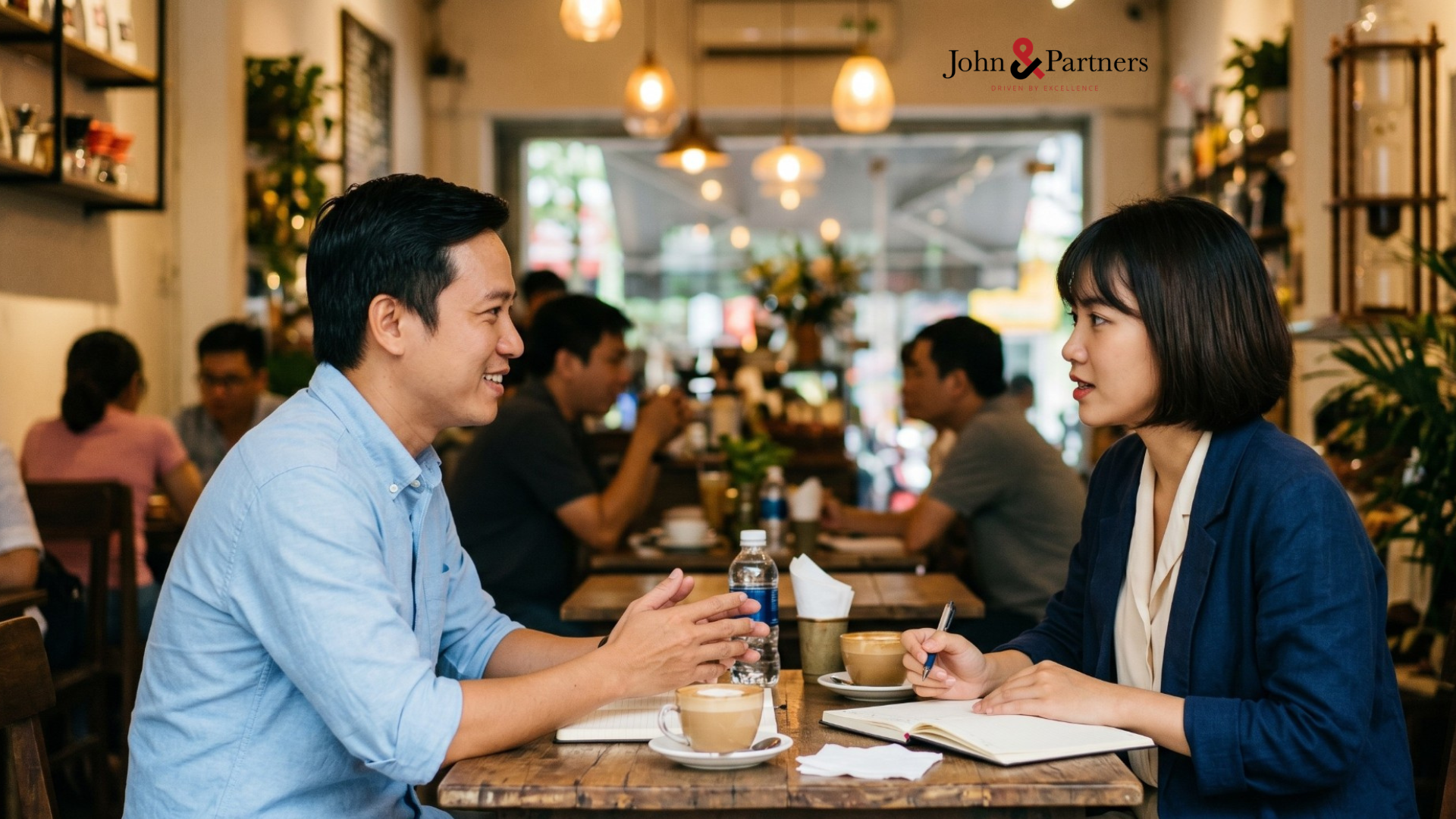 Interview market research scene