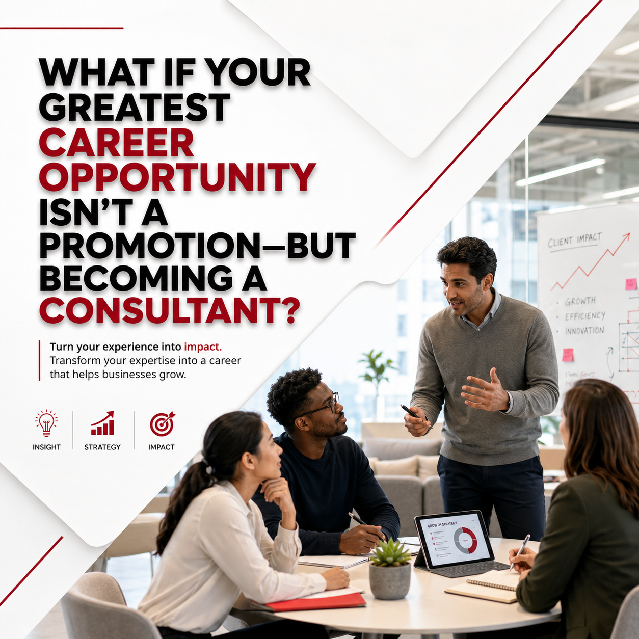 What If Your Greatest Career Opportunity Isn't a Promotion—But Becoming a Consultant?