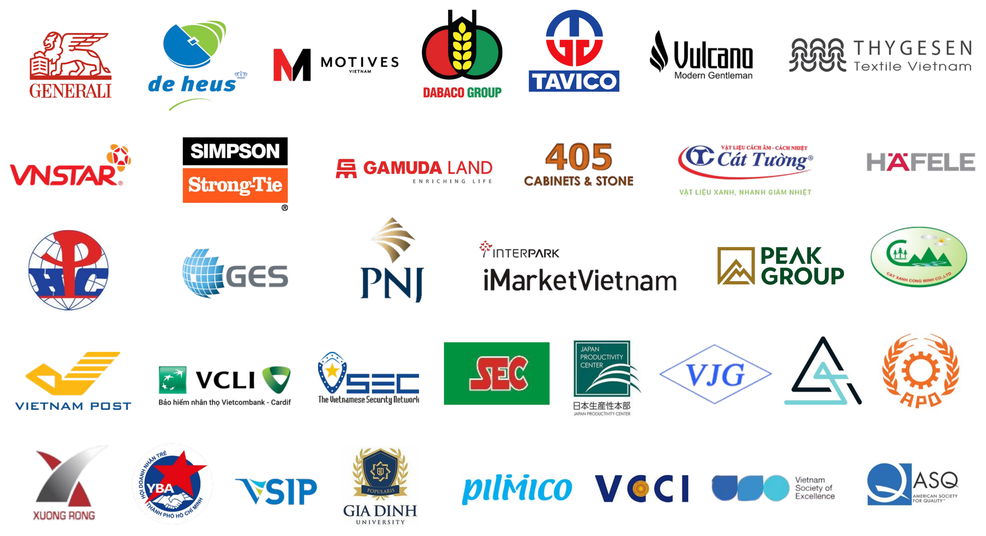 Khách hàng và đối tác của John&Partners: bảo hiểm, bất động sản, logistics, hiệp hội