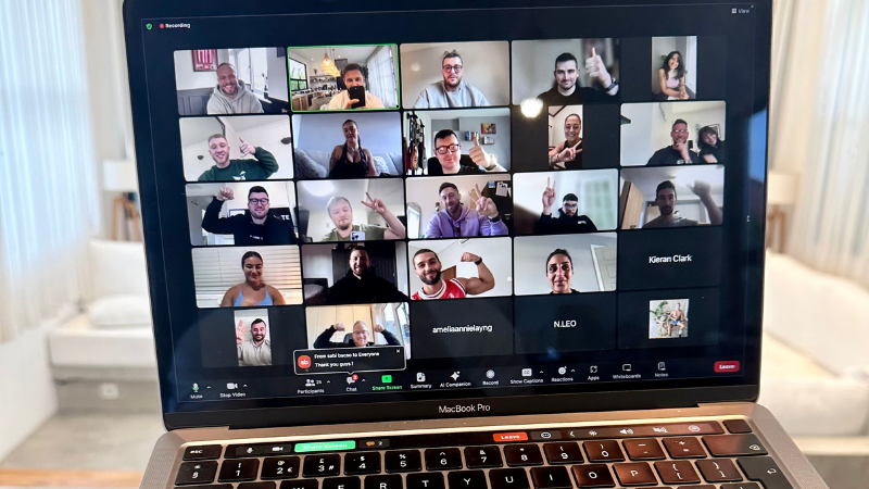 FitPro mentor call with students