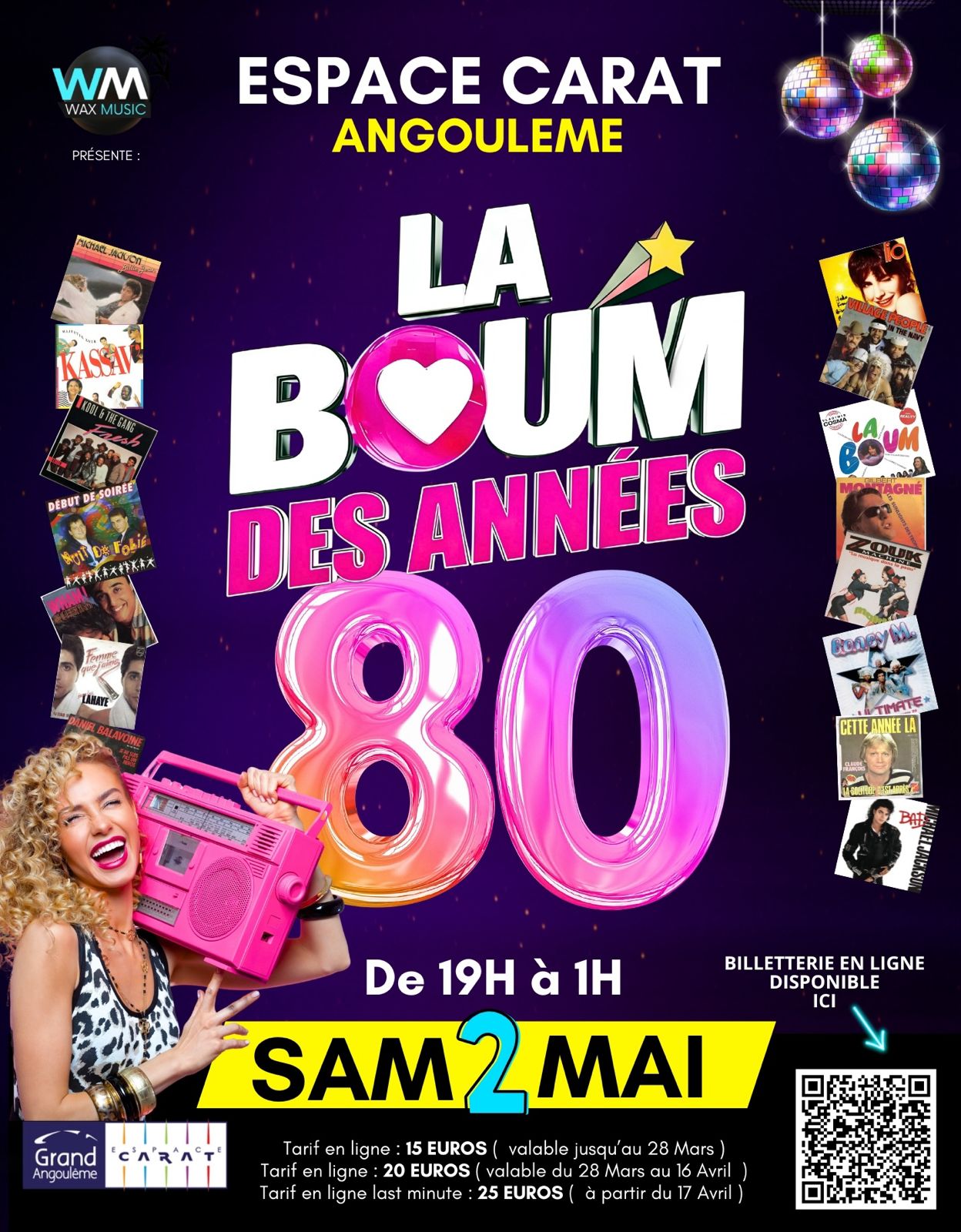 LA BOUM DES ANNEES 80 ANGOULEME