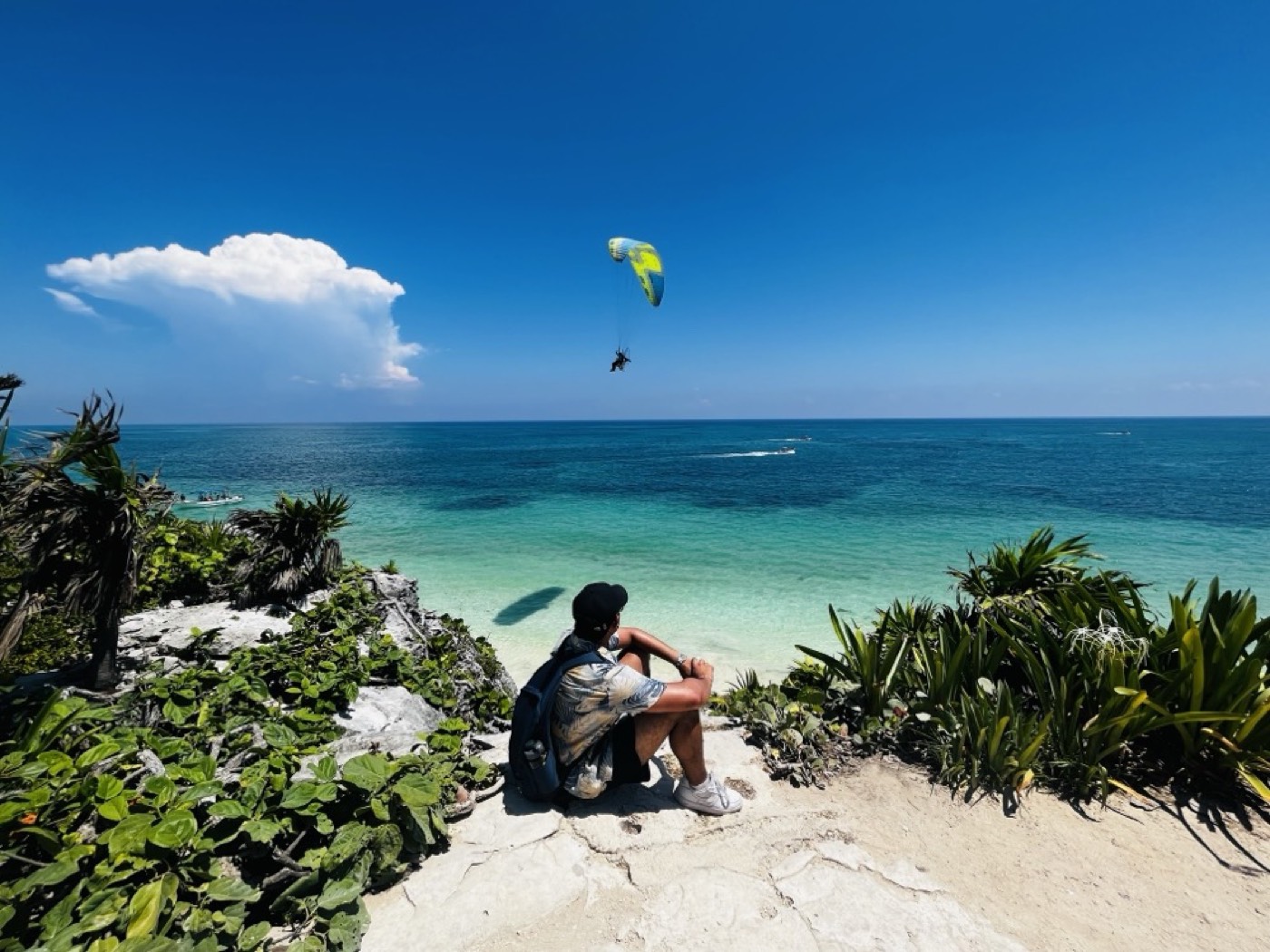 Playa de Tulum, arena blanca y mar turquesa
