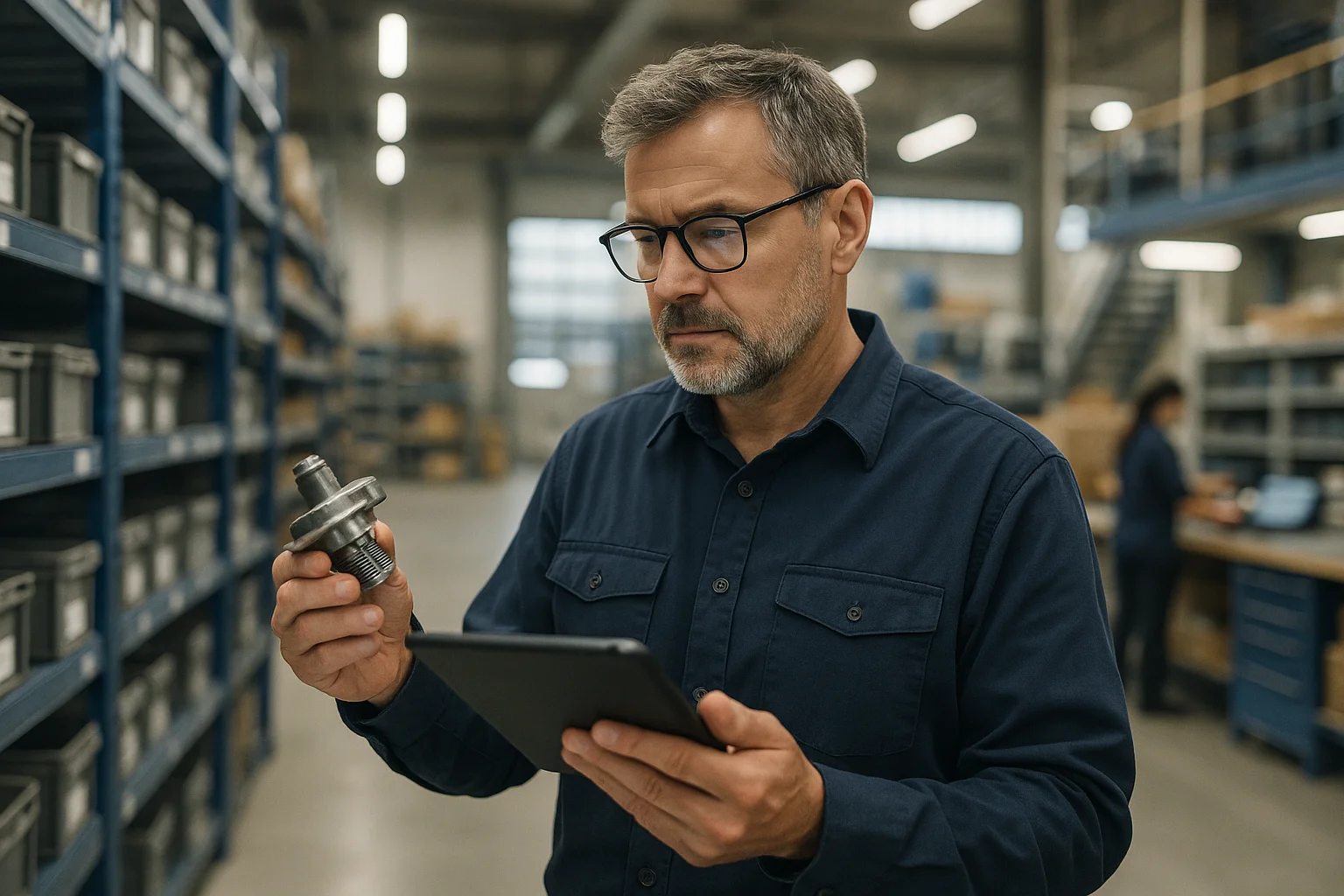 Industrial resolution scene illustrating Manufacturing Voice AI procurement