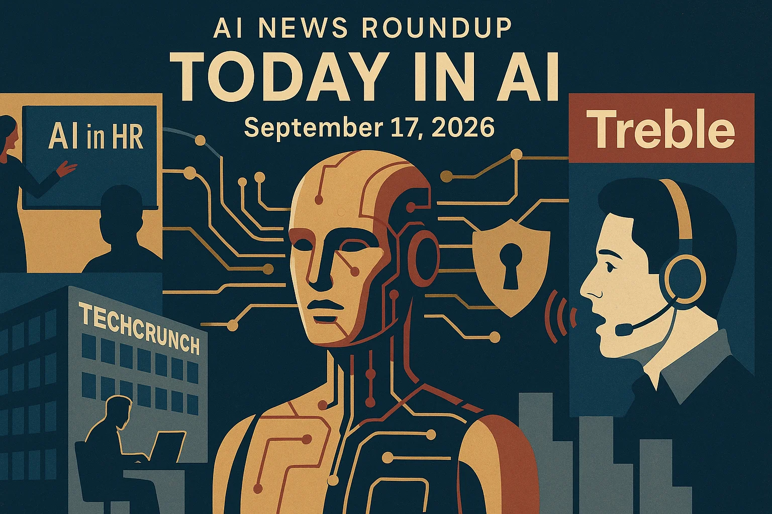 At-a-glance illustrated summary for AI News Roundup for September 17, 2026: Today’s Biggest AI, Policy and Market Updates dated September 17, 2026