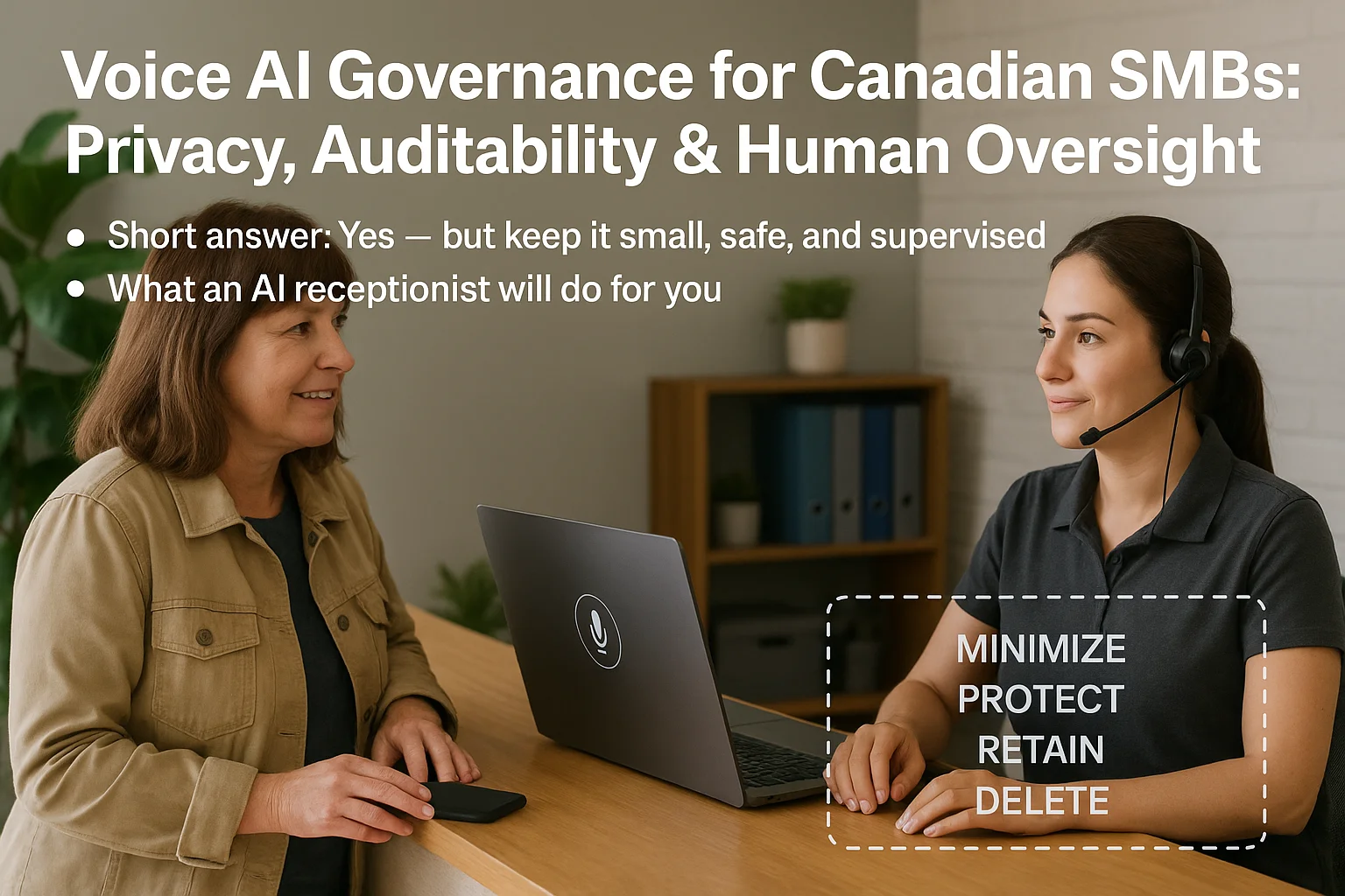 Privacy boundary illustrating Voice AI governance