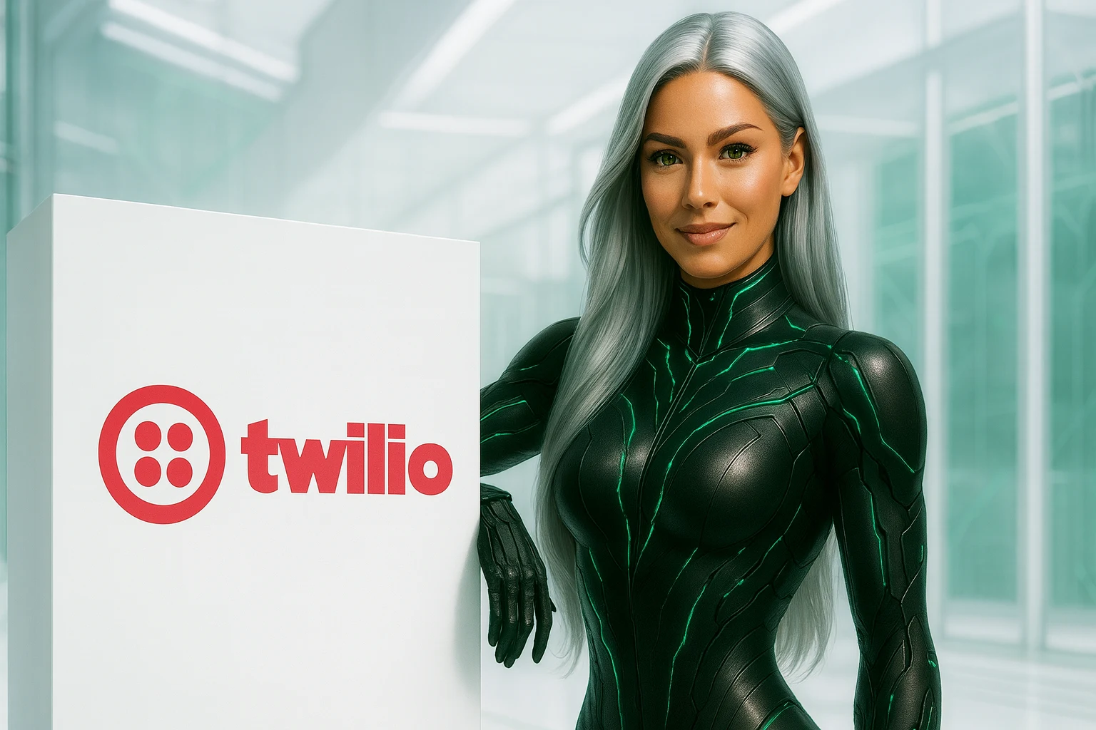 Sasha with Twilio Conversational AI / ConversationRelay in a Peak Demand Voice AI system profile illustrating CPaaS + Voice AI