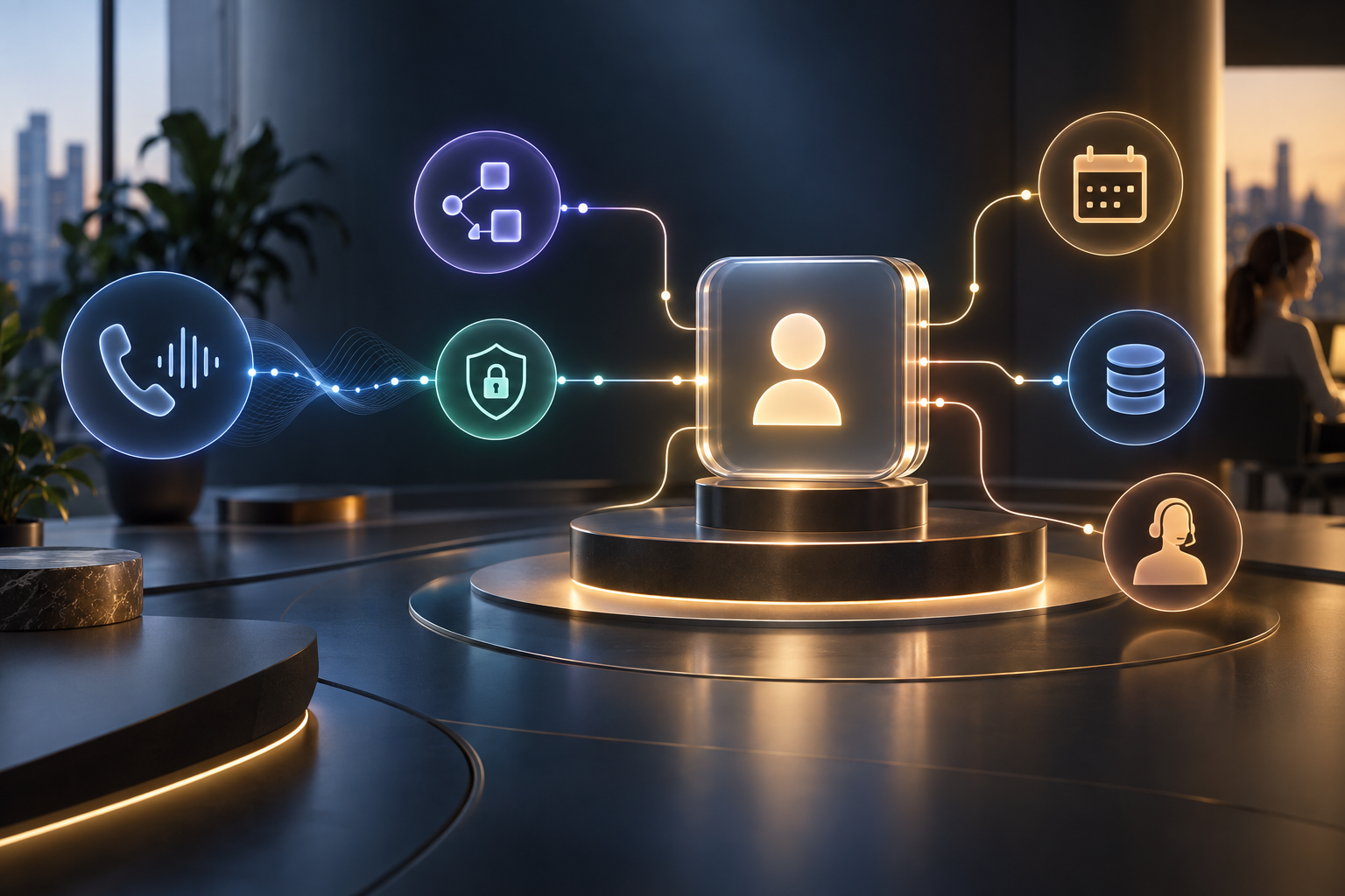 Voice AI and CRM integration architecture around Attio
