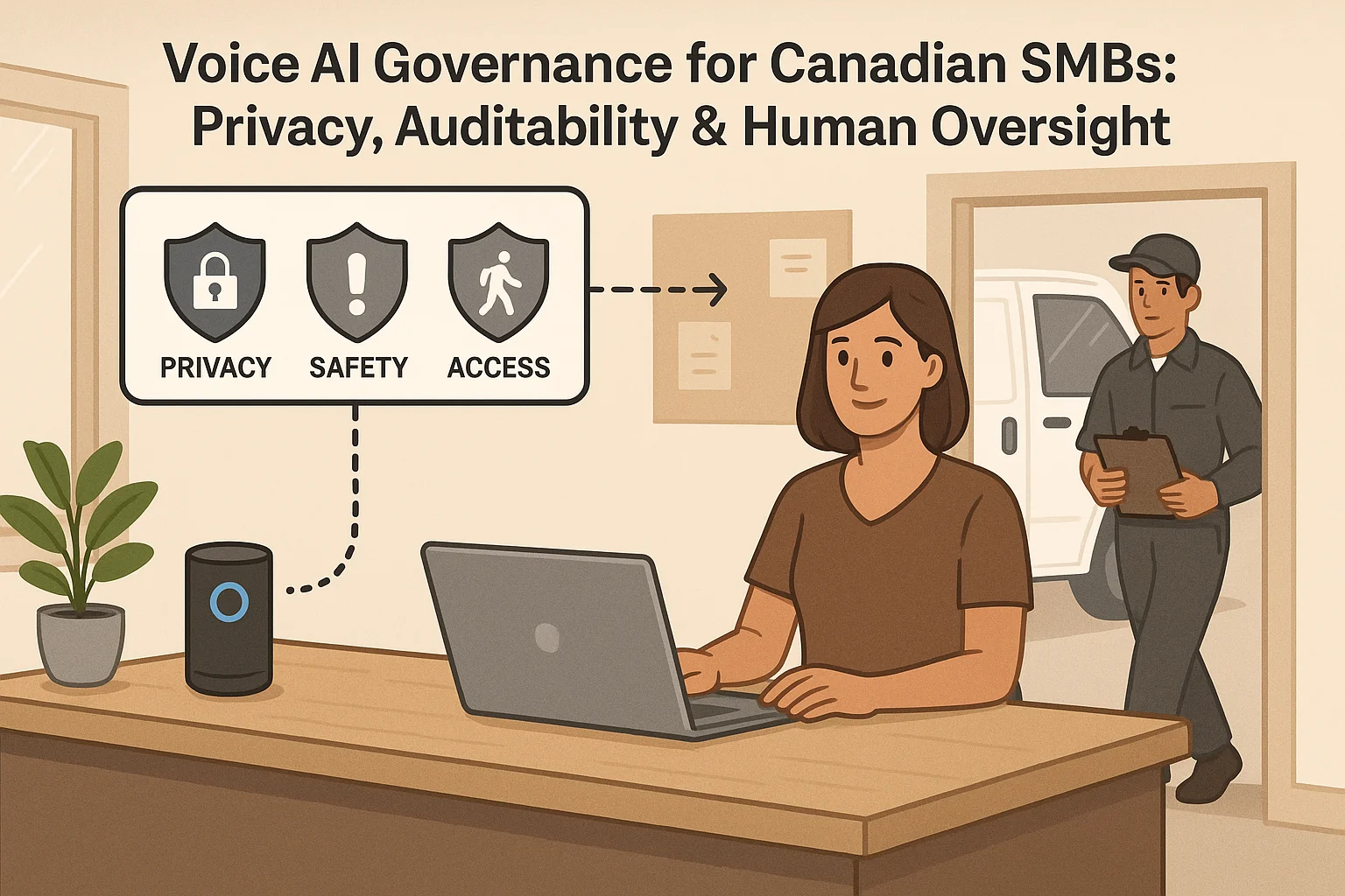 Risk map illustrating Voice AI governance