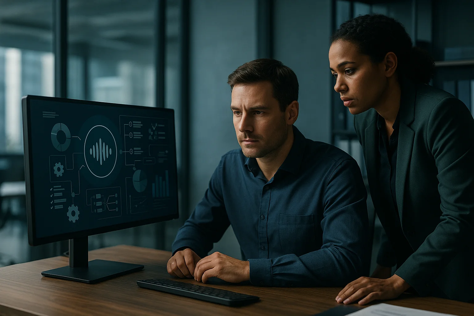 Human escalation scene illustrating tool use for Voice AI agents