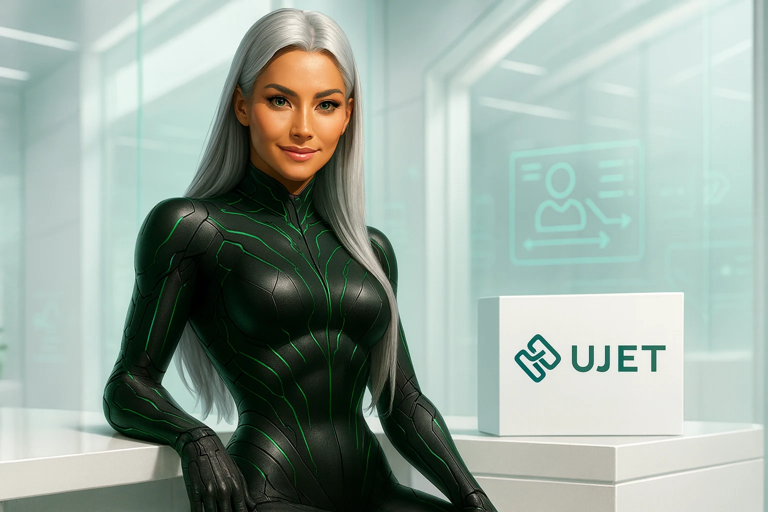 Sasha with UJET in a Peak Demand Voice AI system profile illustrating Contact center AI