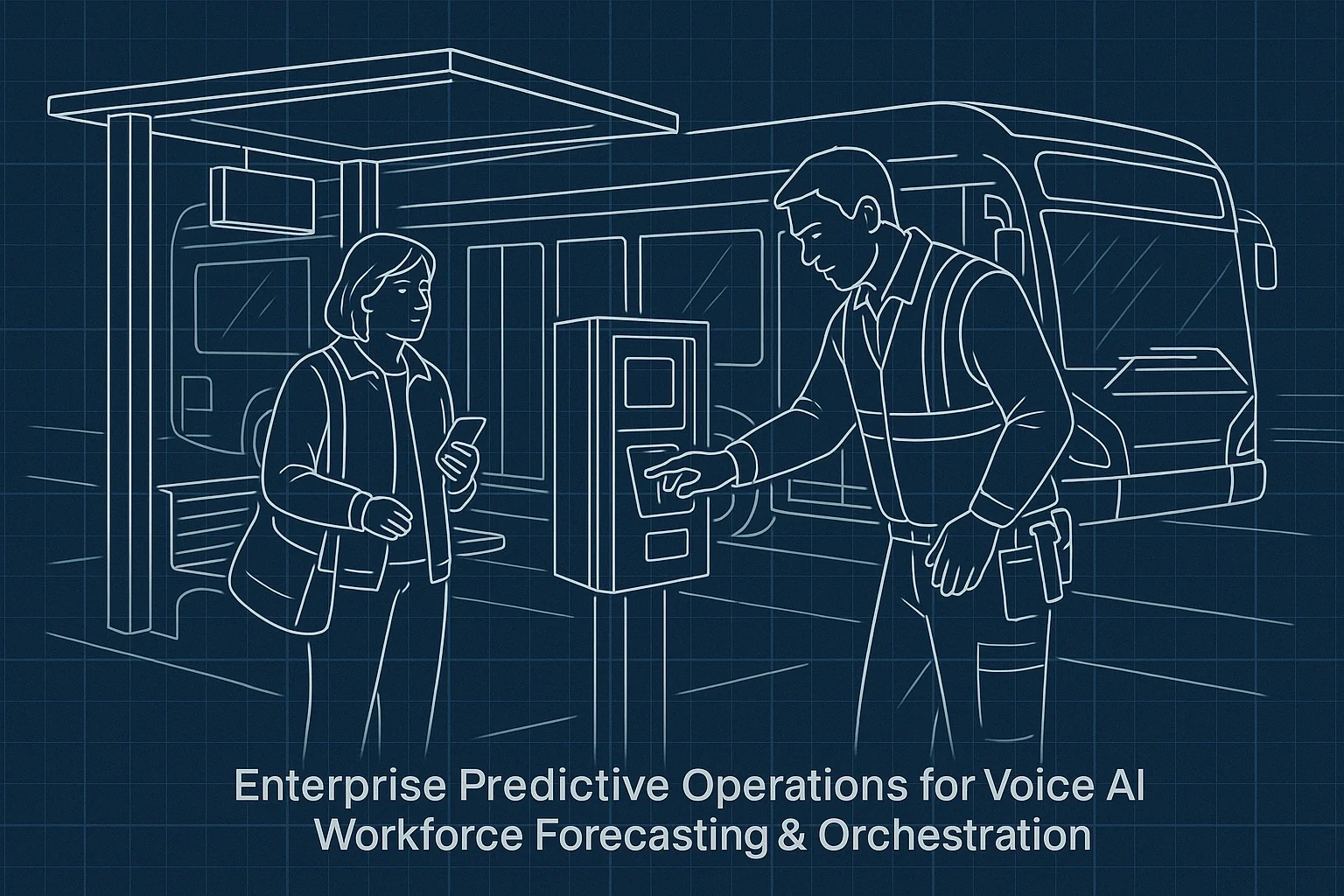Field service scene illustrating Voice AI predictive operations