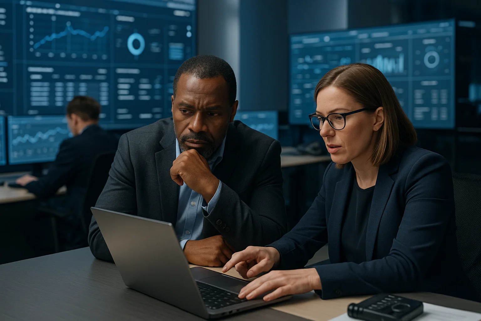Service assurance scene illustrating Predictive Voice AI