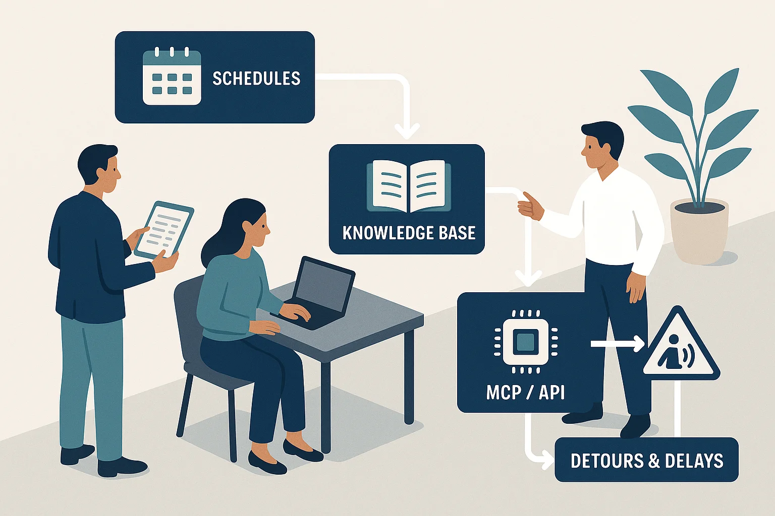Data flow illustrating Voice AI vendor scorecards