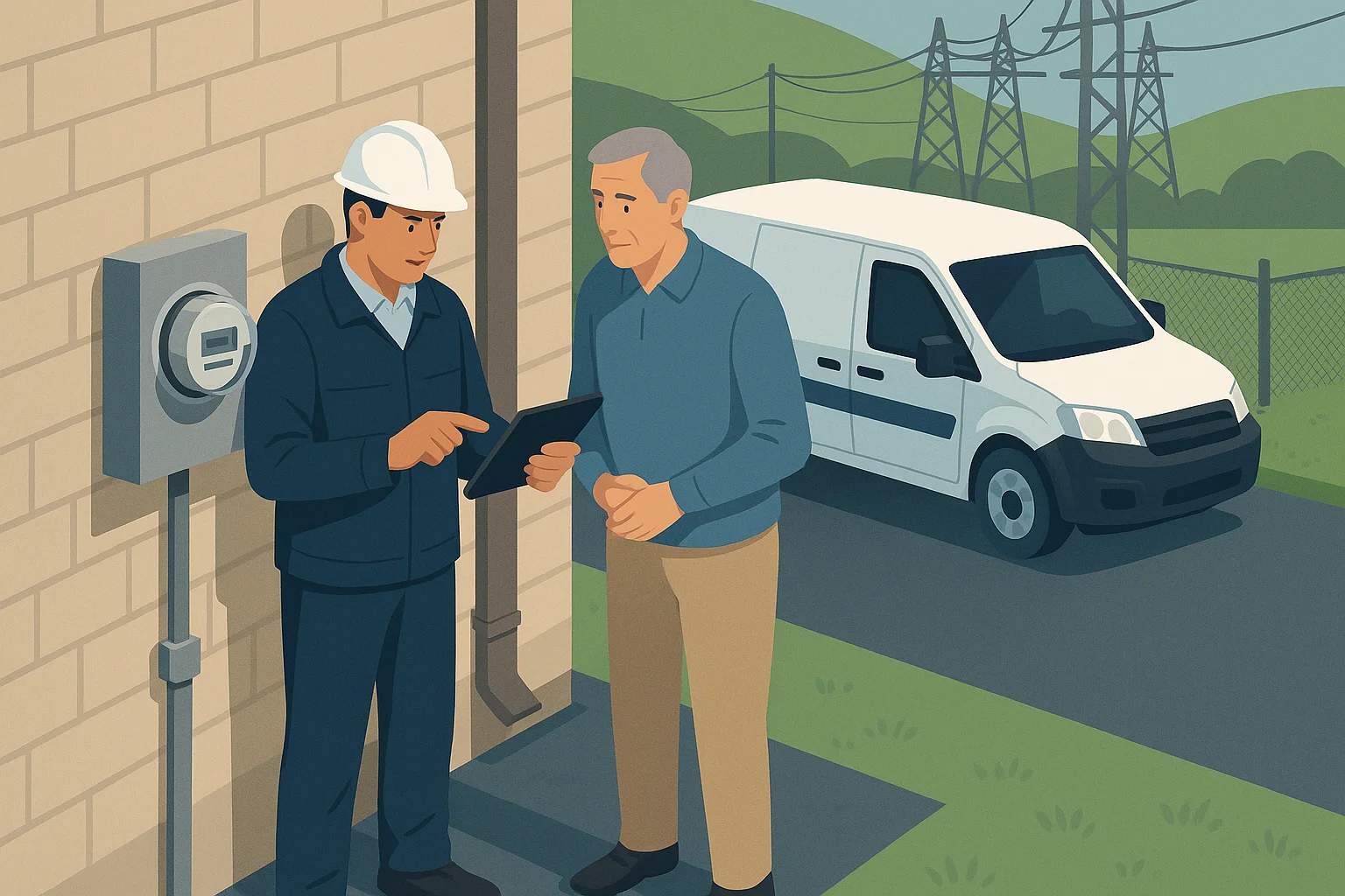 Field response scene illustrating Voice AI portfolio governance