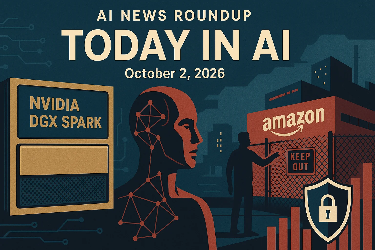 At-a-glance illustrated summary for AI News Roundup for October 2, 2026: Today’s Biggest AI, Policy and Market Updates dated October 2, 2026
