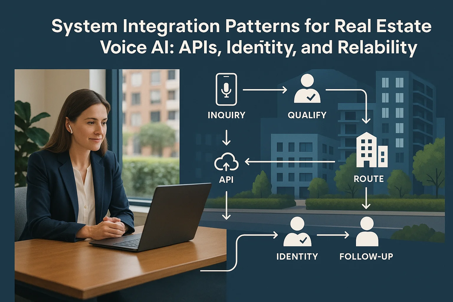 Property inquiry workflow illustrating Real Estate Voice AI integration