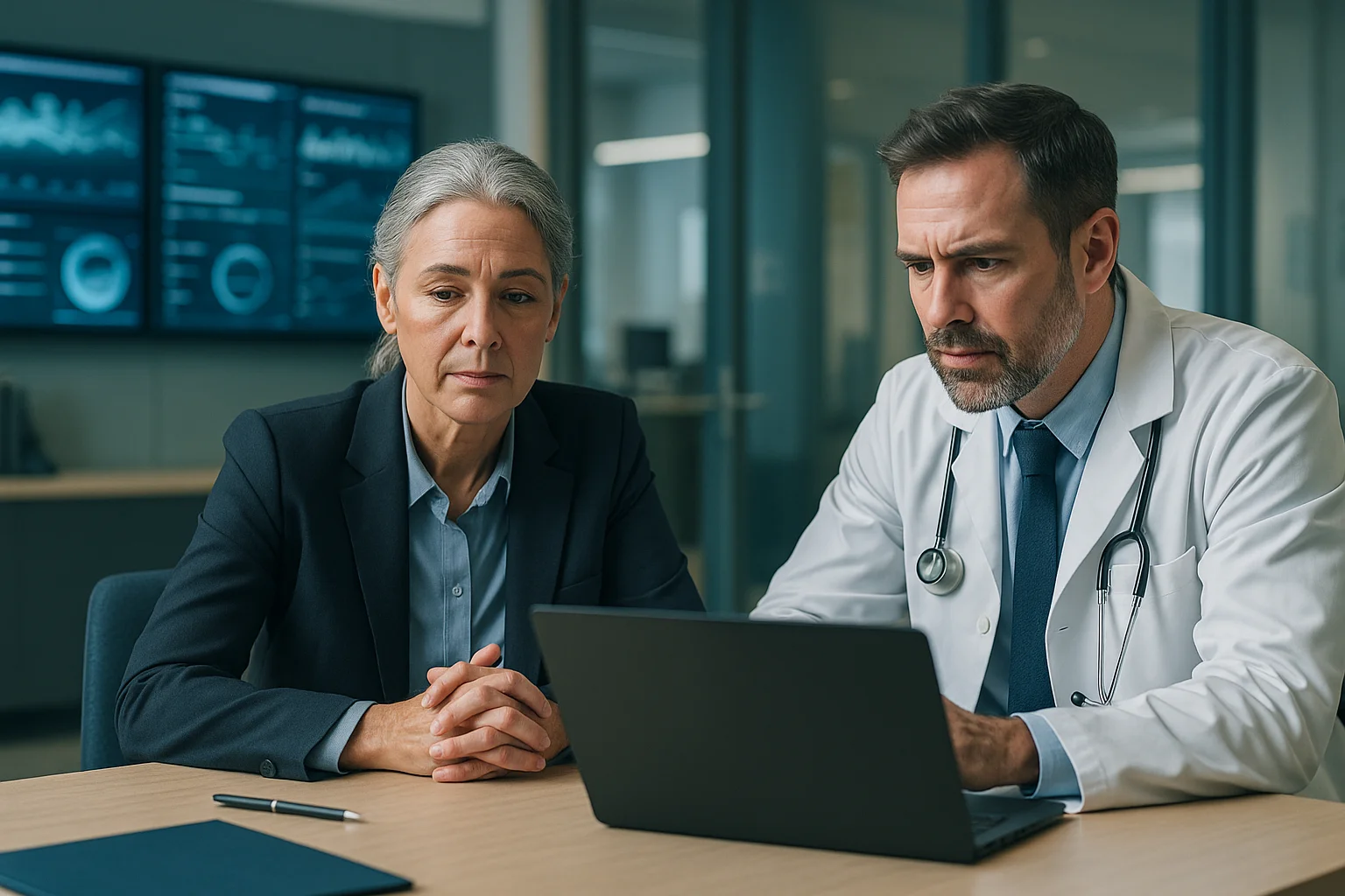 Human escalation scene illustrating Clinic Voice AI