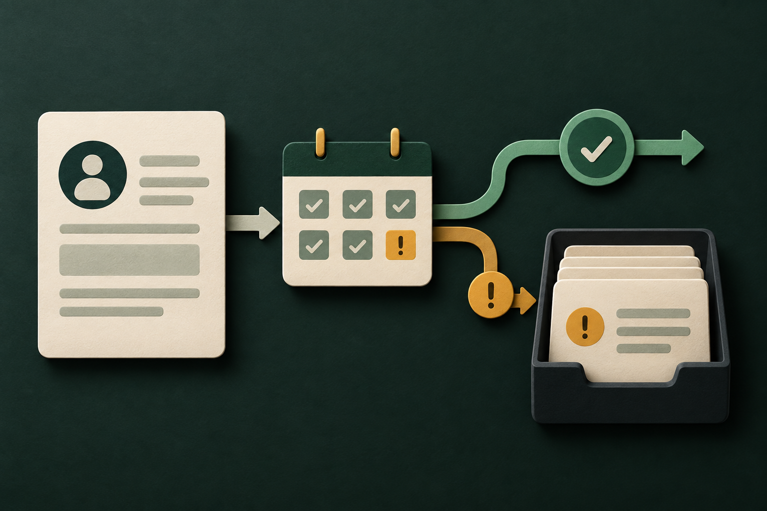 Workflow detail: record validation and staff-review routing for Brevo Sales Platform