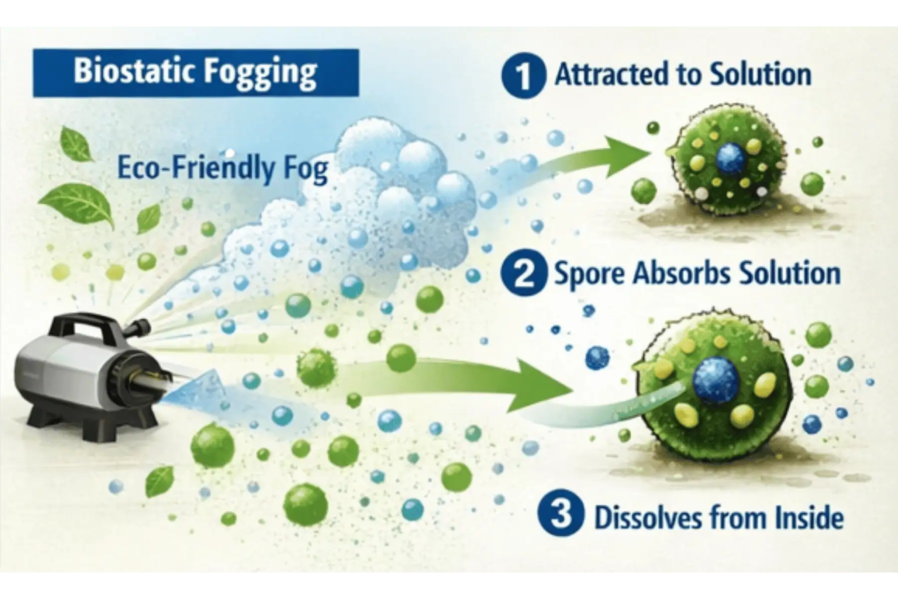 Graphi of Biostatic Fogging