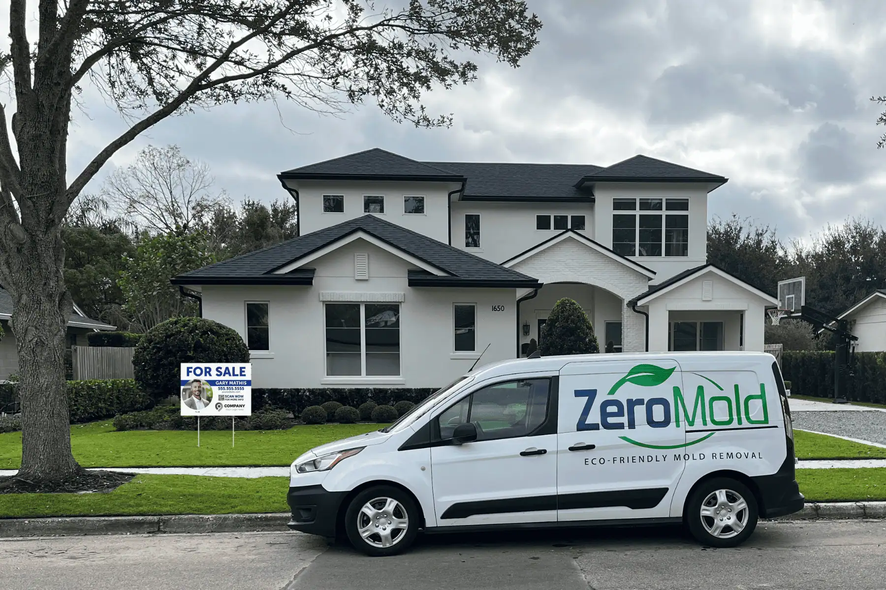 ZeroMold vehicle in front of house for sale
