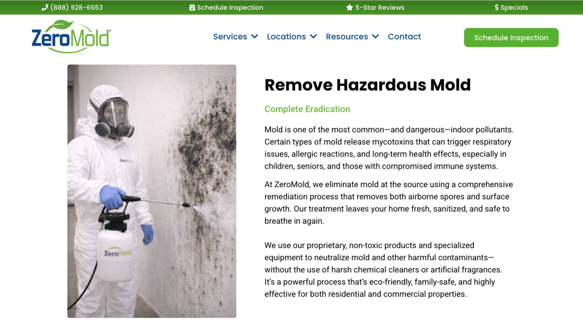 Testing for mold in apartment wall using a mold test kit