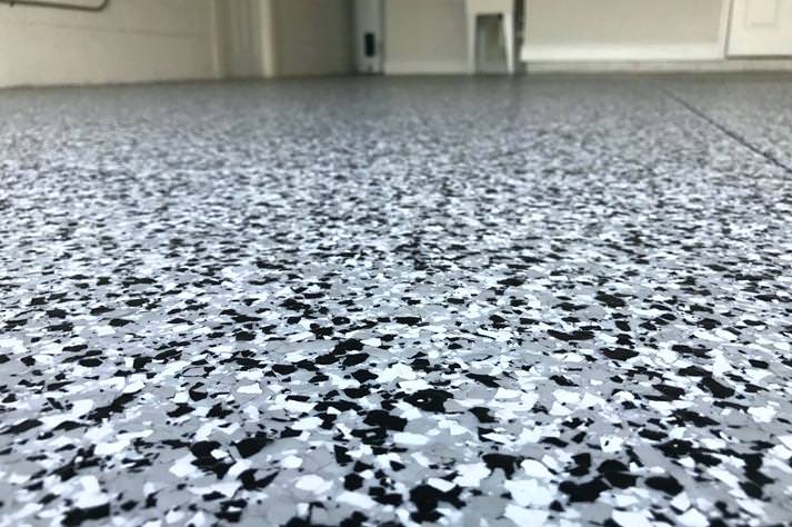 Metallic epoxy floor coating