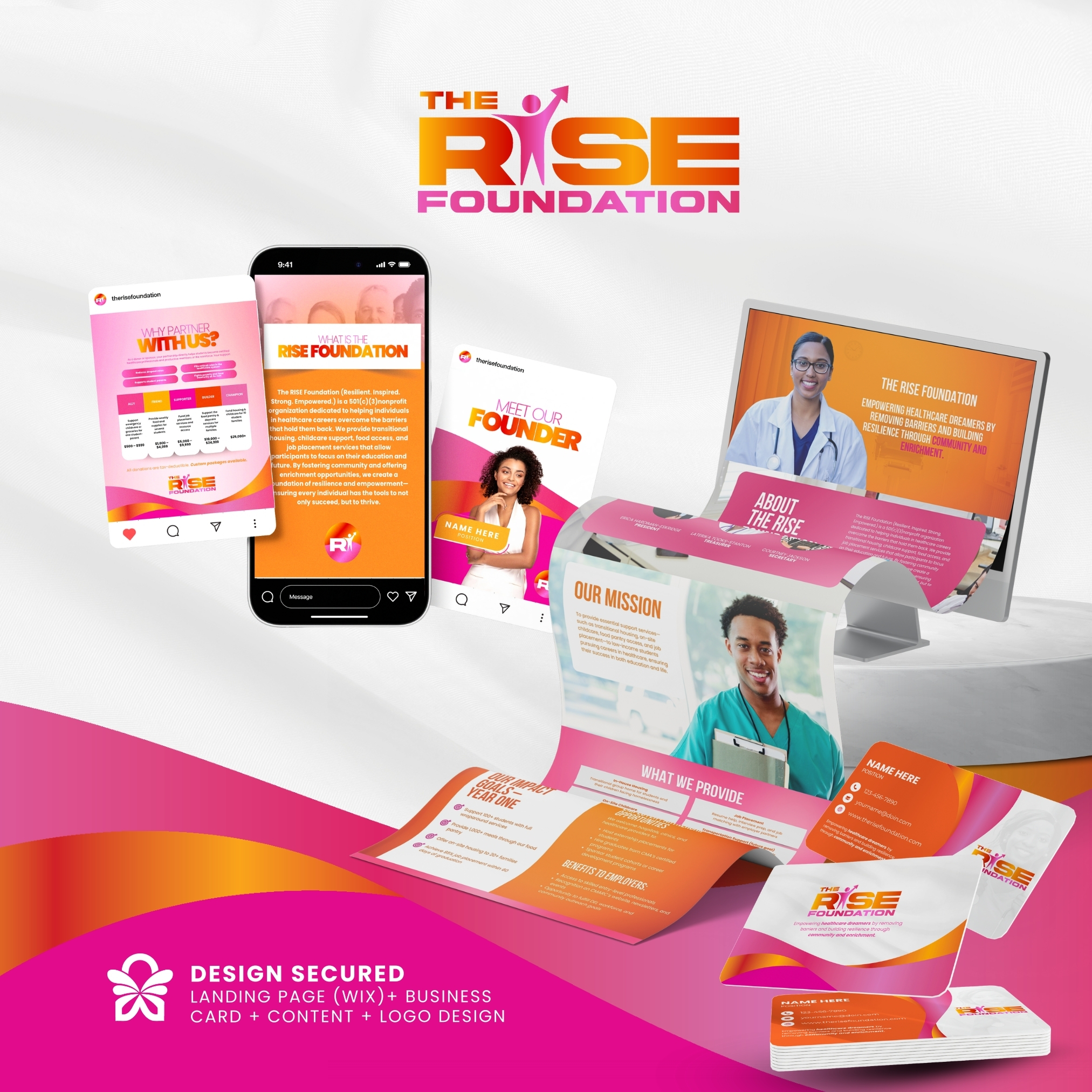 Branding example by Design Secured