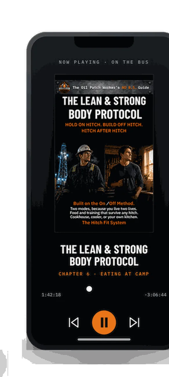 A Protocol audiobook playing on a phone, chapter and scrubber visible