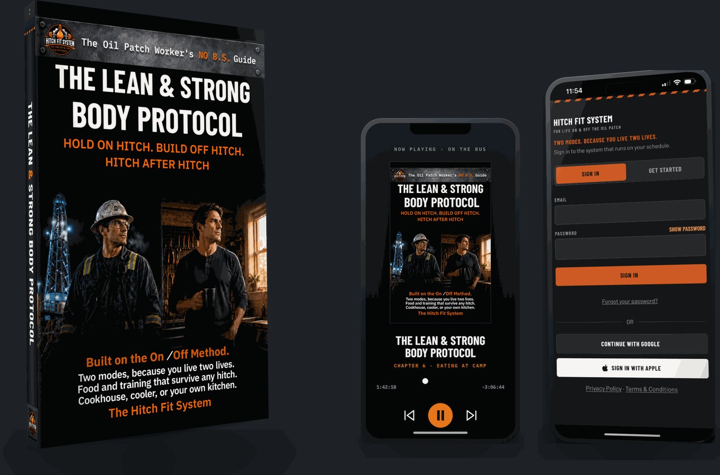 The Lean & Strong Body Protocol as book, audiobook and app