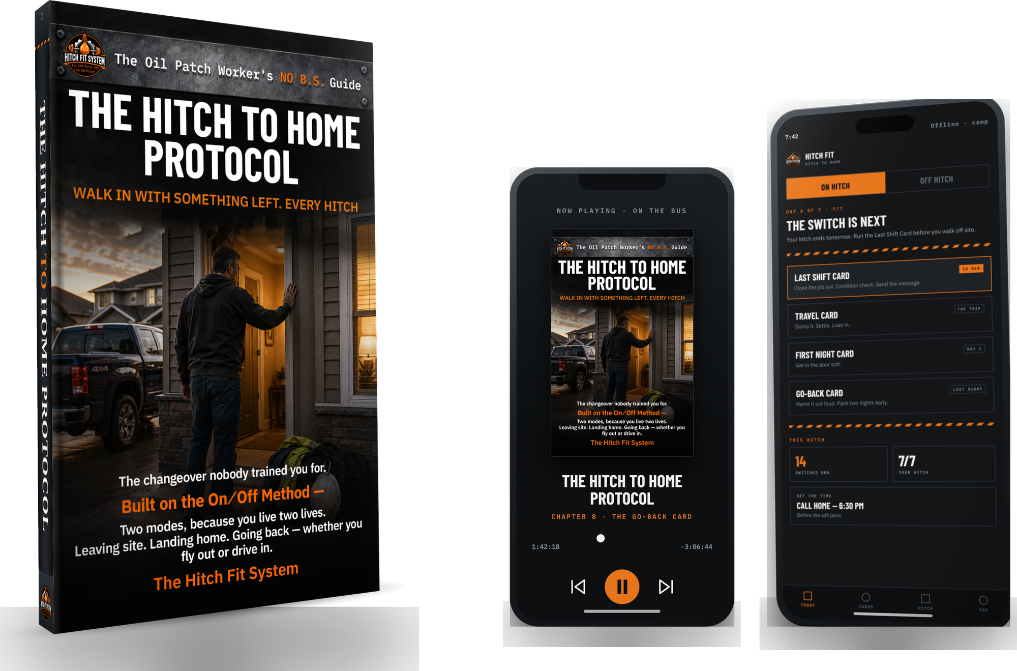 The Hitch To Home Protocol as book, audiobook and app