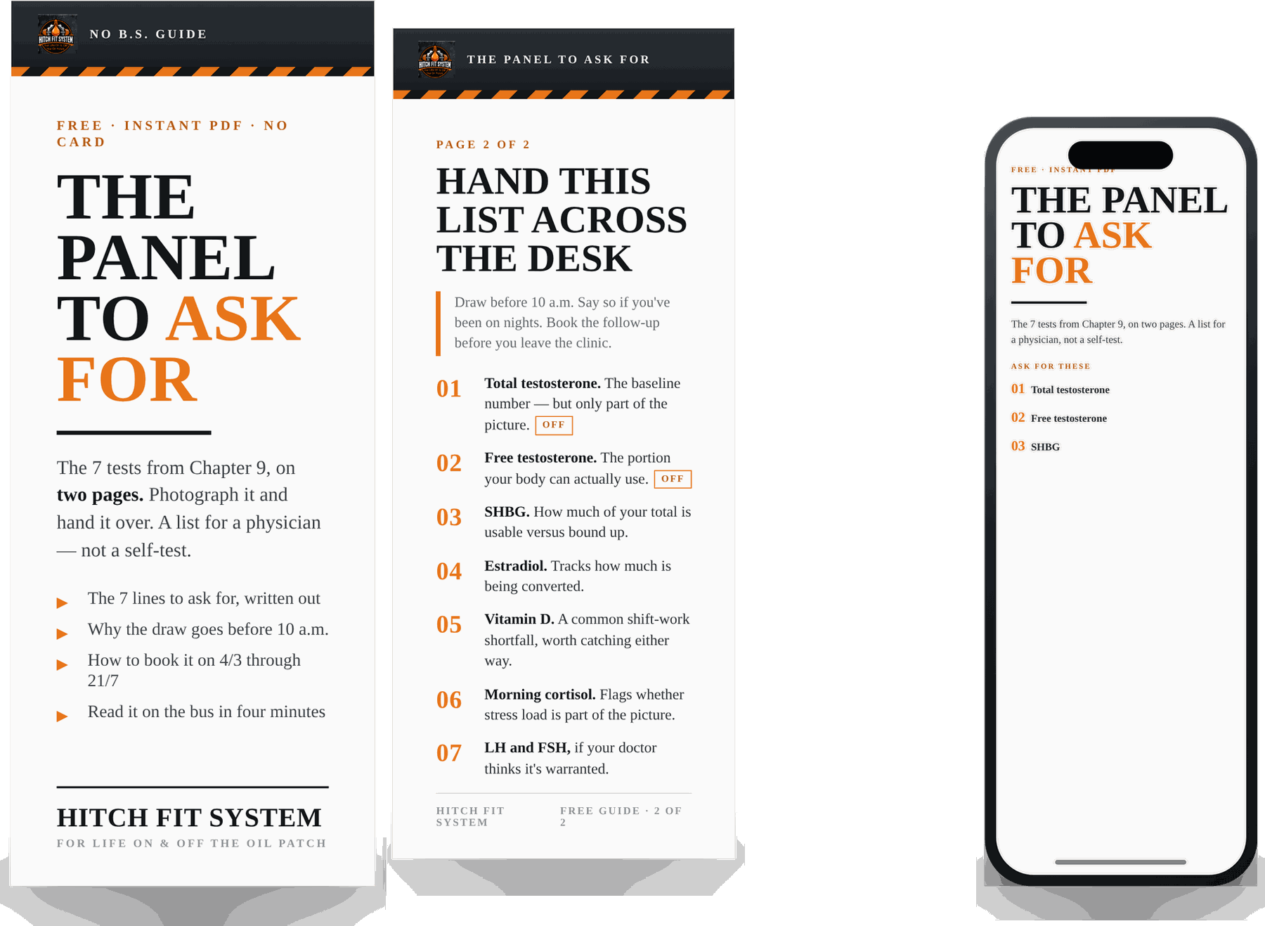 The Panel To Ask For &mdash; the free two-page guide