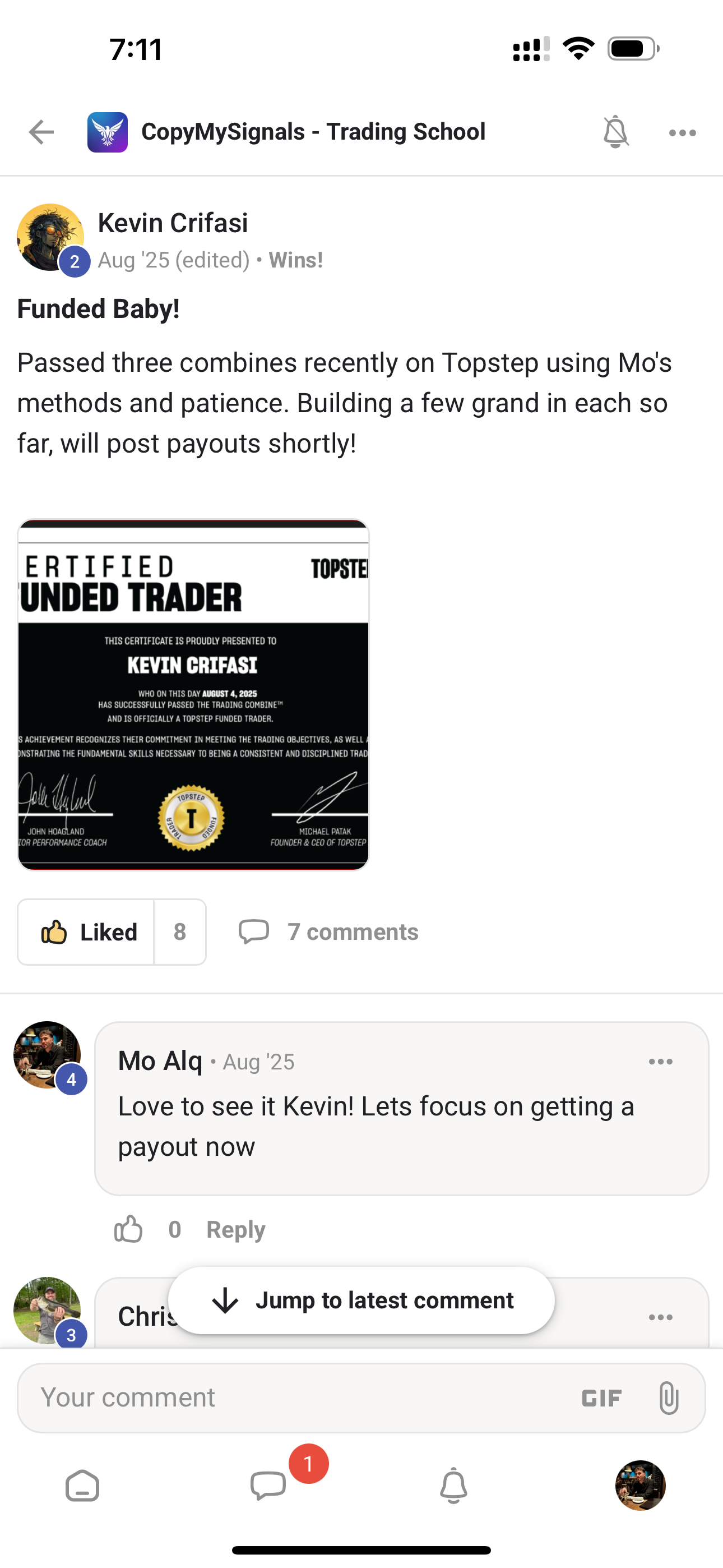 Chris Chludzinski - Passed FTMO Challenge