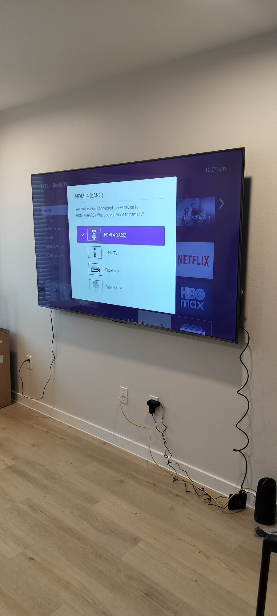 Professional TV dismounting