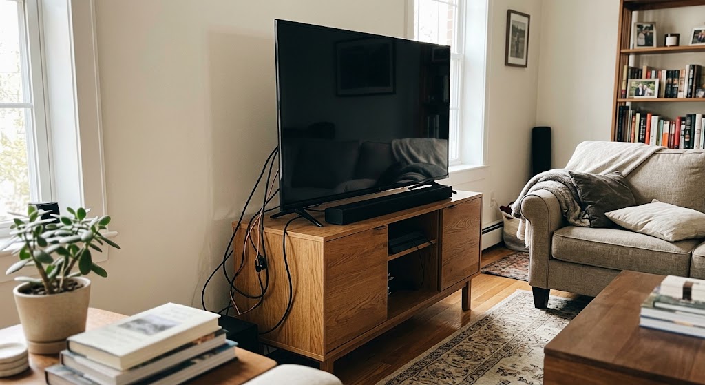TV wire concealment